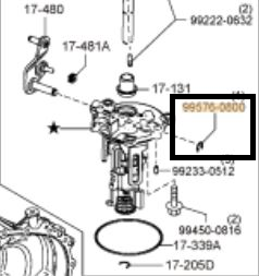 Кольцо Стопорное Осей Механизма Выбора Передачи МКПП Mazda
