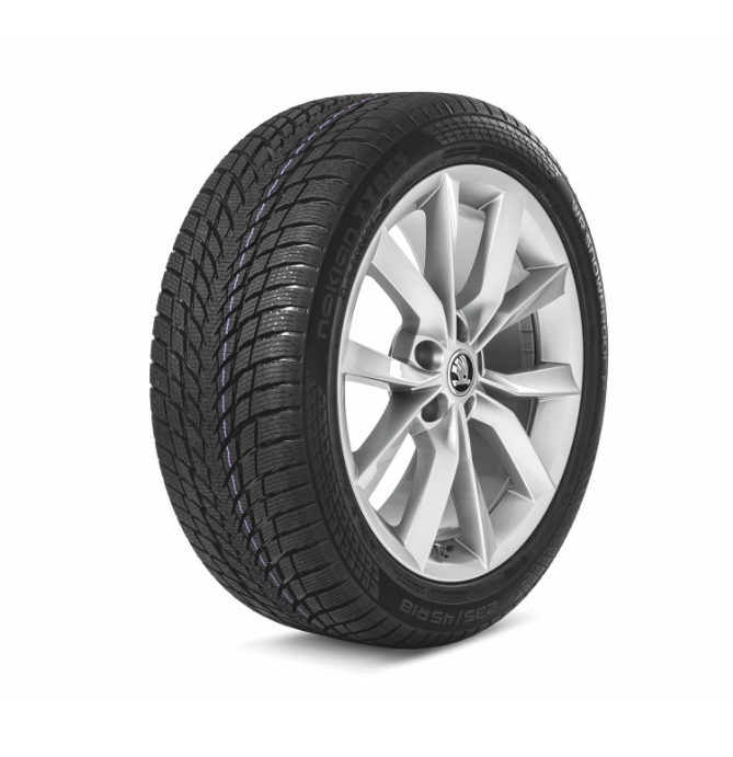 Roata 235/45 R18 Nokian Snowproof P+8JX18 ET44 Modus silver (R) /SUPERB III