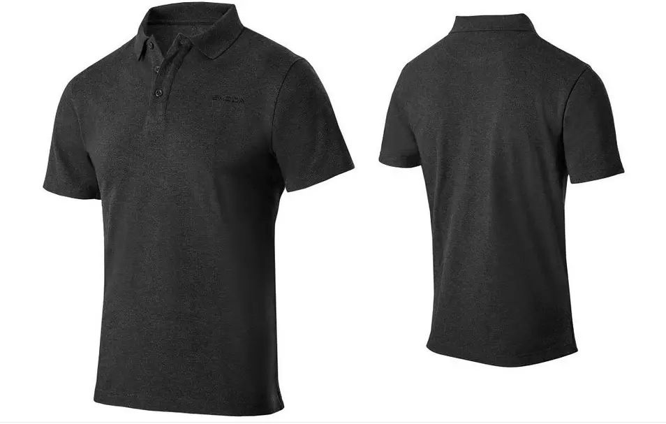 Tricou polo bărbați antracit (L) SKODA