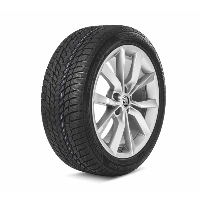 Колесо 235/45 R18 Nokian Snowproof P+8JX18 ET44 Modus silver (пр) /SUPERB III