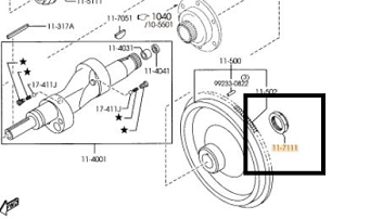 PIULITA FIX VOLAN MOTOR