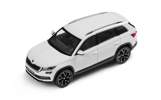 Модель металлическая SKODA KODIAQ 1:43 белый