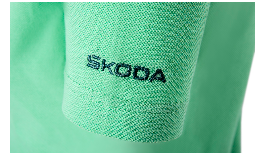 Tricou-Polo femei verde-electric (S) SKODA