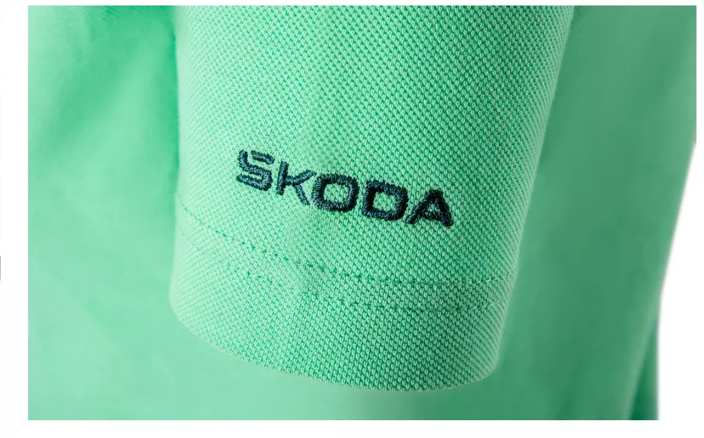 Tricou-Polo femei verde-electric (S) SKODA