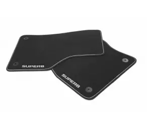 Covorase salon tapiterie  Prestige (Black/Grey) (set 4buc) SUPERB III în Moldova