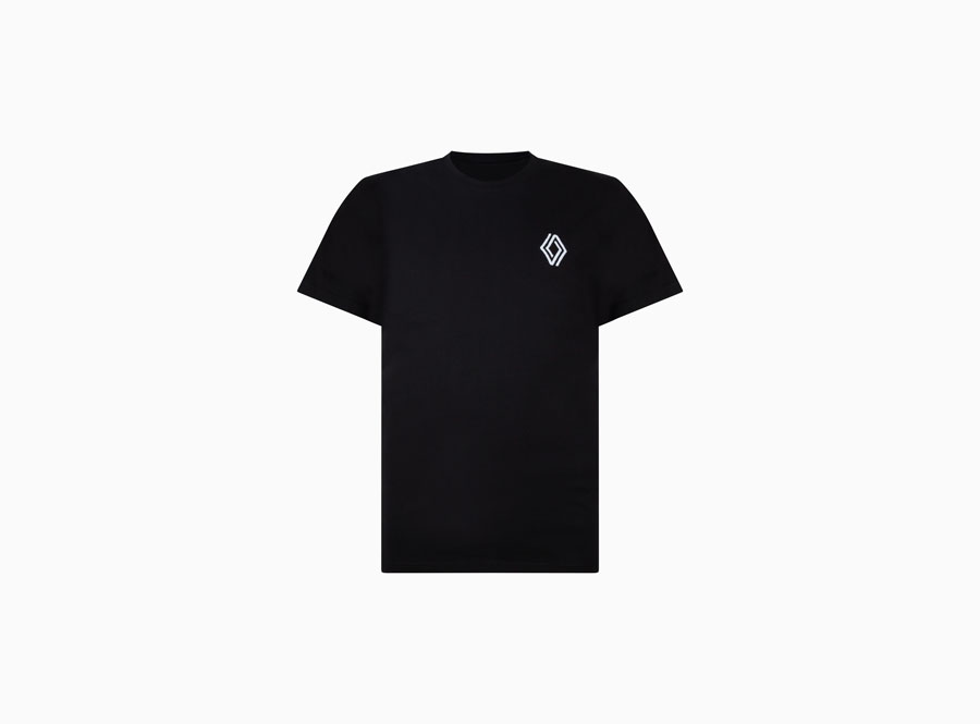 Футболка черная new Emblem size M RN