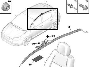 AIRBAG LATERAL P/T STANGA C4