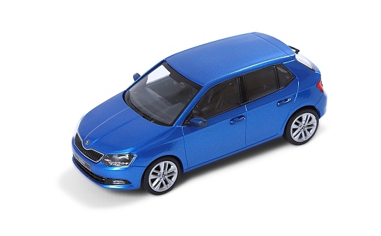 Miniatura metalic SKODA FABIA 1:43 Culoare:albastru