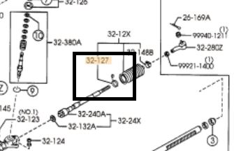 COLIER MANSON ELASTIC DE DIRECTIE MAZDA 6 GG