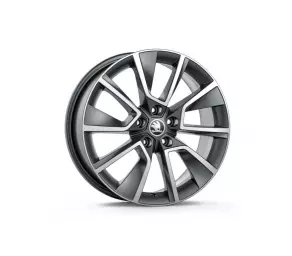 Disc aliaj usor Anthracite 7JX18 ET45 BRAGA /KAROQ în Moldova