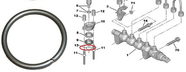 GARNITURA INJECTOR INALT PRES