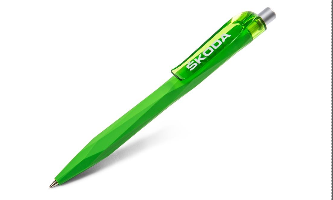 Шариковая ручка зеленая SKODA