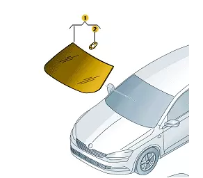 Стекло лобовое Fabia III в Молдове