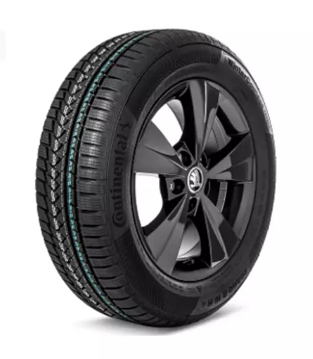 Roata iarna 205/60 R16 WinterContact TS850P+6.5JX16 ET46 Velorum Black/OCTAVIA A8
