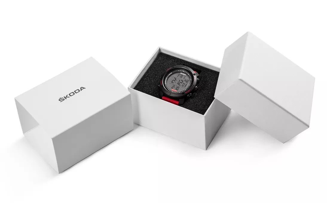 Ceas digital de mina barbati (Black/Red) Monte-Carlo