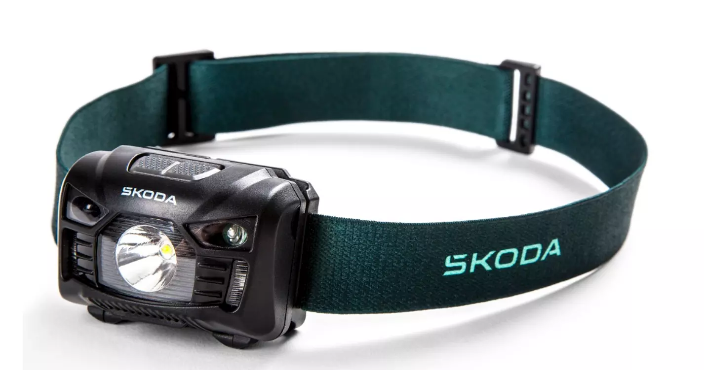 Lampă frontală LED cu încărcare USB SKODA