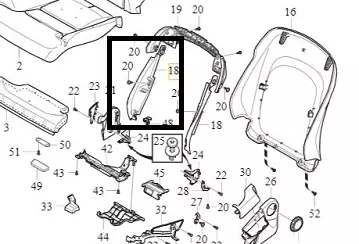 SUPORT P/T DREAPTA LATERAL PANOU  VOLVO în Moldova