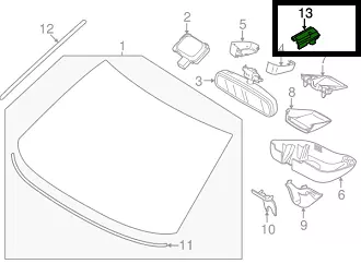 CLEMA DE FIX ORNAMENT LATERAL PARBRIZ XC70, S80, S60 în Moldova