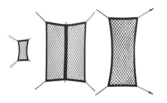 Комплект сеток багажника KODIAQ 5-местн. с фальшпол (черн)