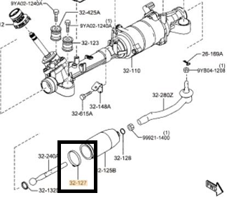 COLIER MANSON ELASTIC CASETA DE DIR MAZDA 6 GH ( 2007 ->)