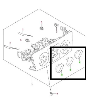 MANIER SELECTARE MOD VENTILARE HABITACLU VITARA în Moldova