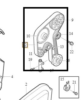 CUREA MECANISM DE DISTRIBUTIE MOTOR B6294T S80, XC90