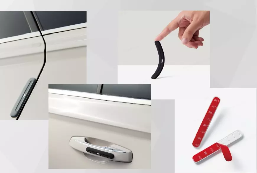 Garnituri de protecție pentru portiere Geely (Alb)
