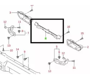 SUPORT DE FIX BARA DE PROT SPATE JIMNY NEW în Moldova