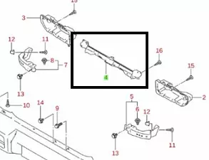SUPORT DE FIX BARA DE PROT SPATE JIMNY NEW în Moldova