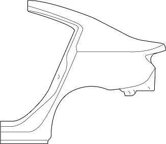 Панель Задн. Лев.  Крыла Внутр. Mazda 3 Sedan (2004 - 2009) в Молдове
