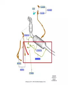 Senzor de temperatura DPF