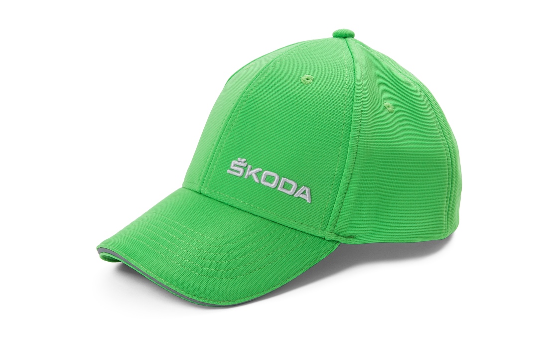 Бейсболка зелёная SKODA