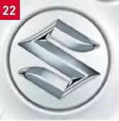 Колпачки Ступичной Гайки Колеса Серебрист. Набор 4 шт. Suzuki в Молдове