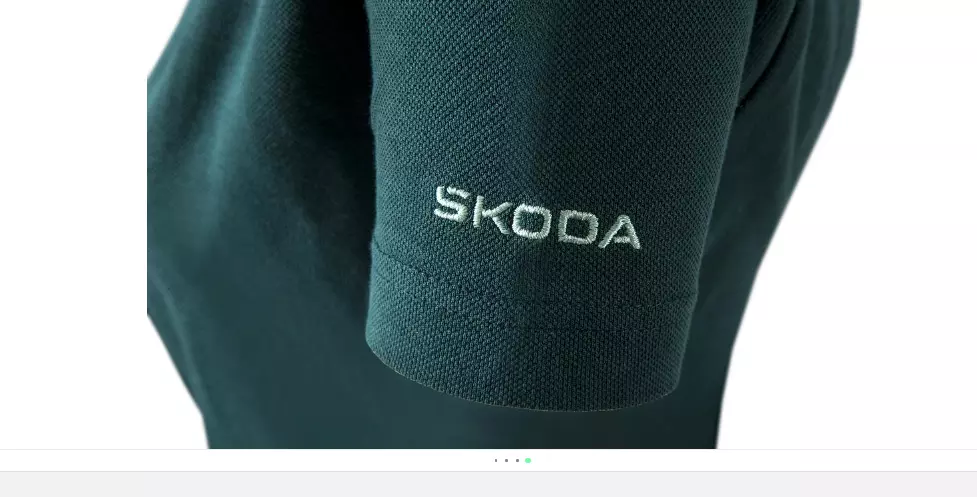 Tricou-polo feminin smarald (M) SKODA