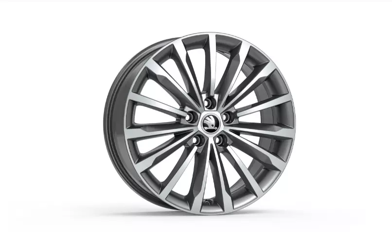 Janta TRINITY Anthracite Metalic 7JX18 ET43 KODIAQ I/II/Octavia III/IV