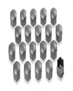 Capce surub roata (Gri mat) set