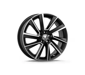 Janta aliaj usor Black Matt 6,5JX17 ET40 STRATOS /SCALA/KAMIQ în Moldova