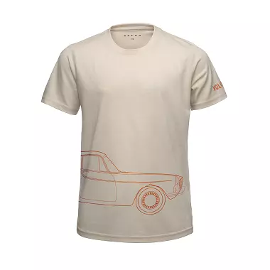 Футболка детская "Силуэт Volvo" (Beige, 128) в Молдове