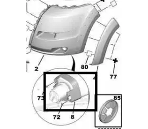 SUPORT DE FIX PROIECTOR LUMINA A/C JUMPER III în Moldova