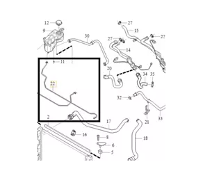 Шланг Расширительного Бачка ОЖ Volvo в Молдове