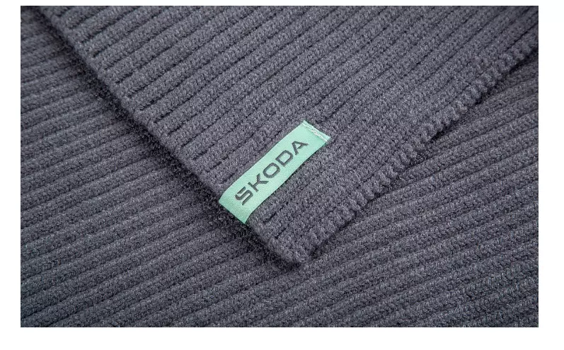 Caciula si fular Grey set SKODA
