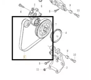 CUREA TRAPEZOIDALA MOTOR D4164T în Moldova