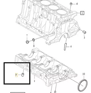 BUCSA DE FIX BAIE DE ULEI MOTOR VOLVO în Moldova