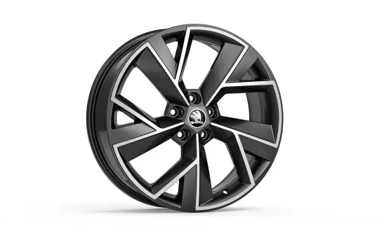 Janta aliaj usor Black Metallic 7JX19 ET43 TRIGLAV /KODIAQ în Moldova