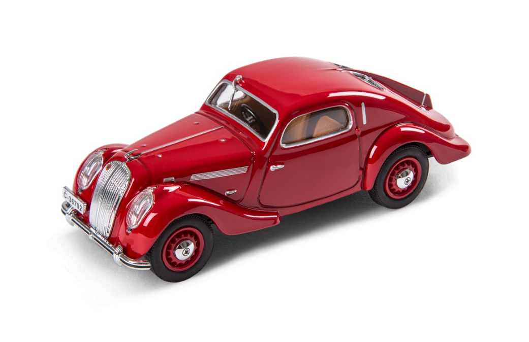 Miniatura 1:43 Skoda Popular Sport Monte Carlo (1935) roșu