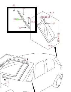ORNAMENT GEAM FIX LATERAL în Moldova