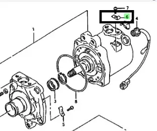 CLEMA METAL CABLAJ ELECTRIC SENZOR PRES REFRIGERANT JIMNY în Moldova