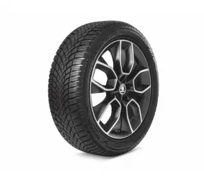 Колесо 235/50 R19 103V XL Blizzak LM-005+7JX19 ET43 Crater Matt Black (R)/KODIAQ в Молдове