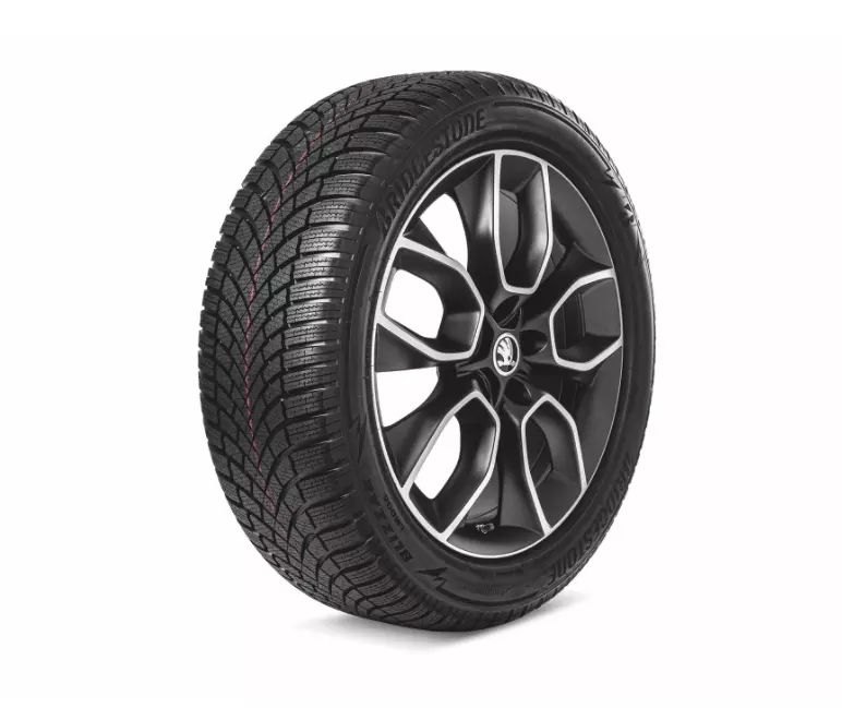 Roata 235/50 R19 103V XL Blizzak LM-005+7JX19 ET43 Crater Matt Black (R)/KODIAQ