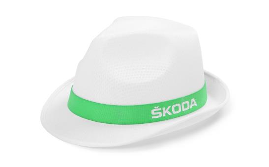 Palarie Unisex (White-Green) SKODA